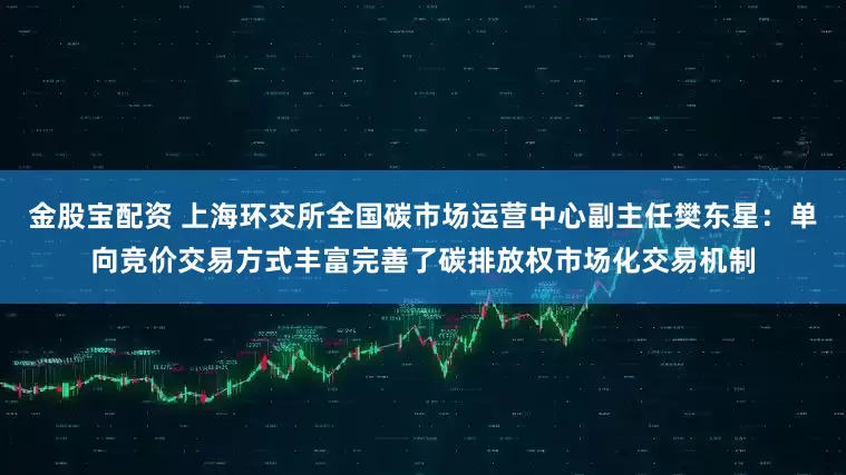 金股宝配资 上海环交所全国碳市场运营中心副主任樊东星：单向竞价交易方式丰富完善了碳排放权市场化交易机制