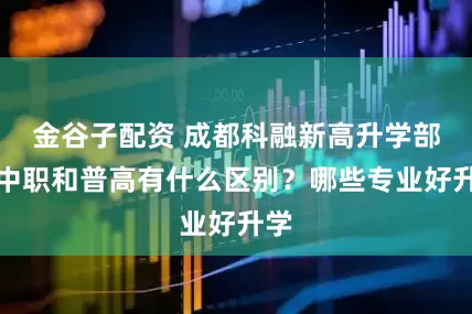 金谷子配资 成都科融新高升学部：中职和普高有什么区别？哪些专业好升学